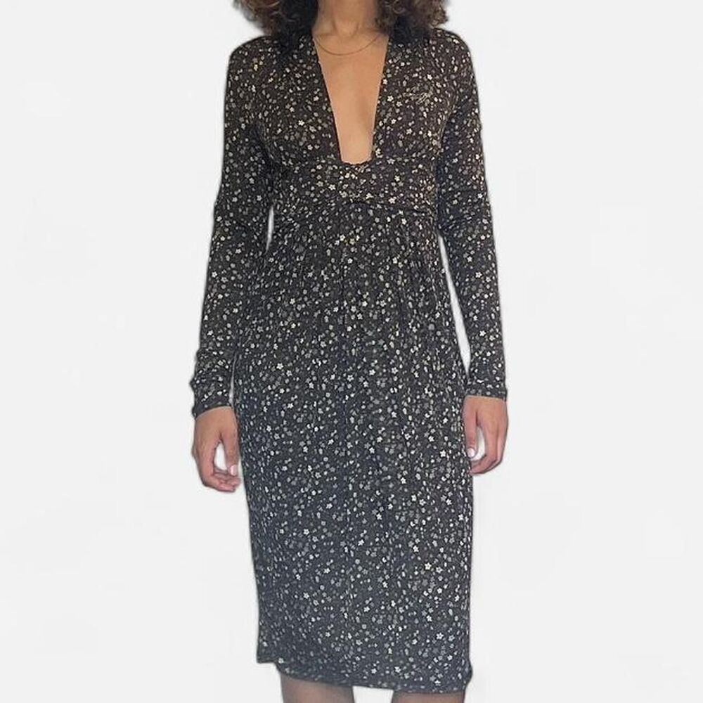 Liu-jo Women's Black and Green Dress
